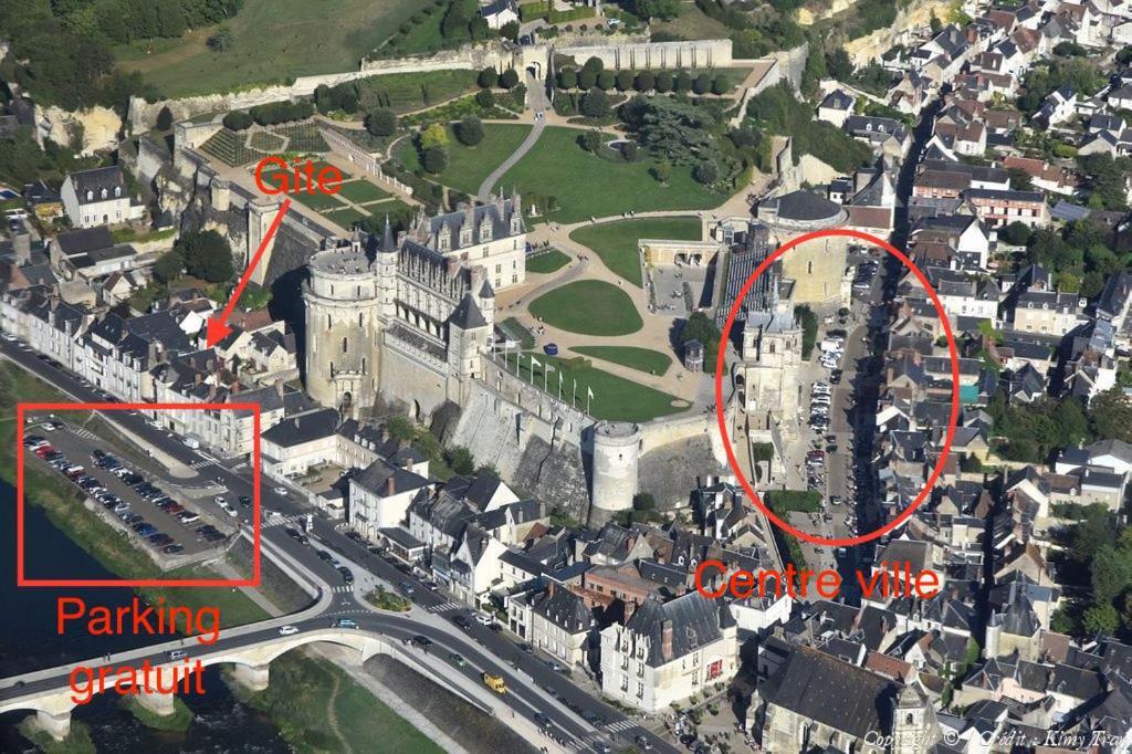 En Plein Coeur : Charmant Gite Centre Amboise Ngoại thất bức ảnh